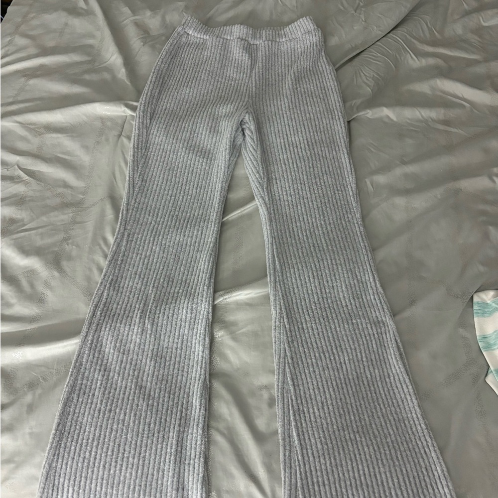 SHEIN grey flared pants. Size XS.